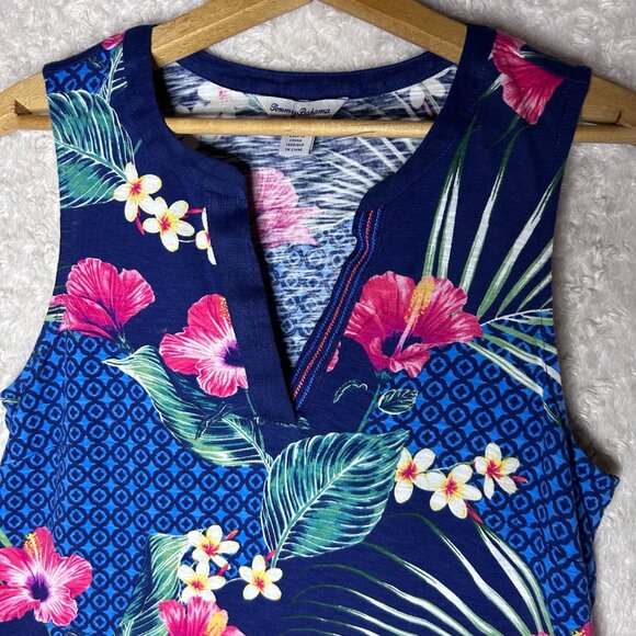 Tommy Bahama Tuscan Trellis Tropical Vacation Boho Shift Dress Size S/P - Picture 3 of 5